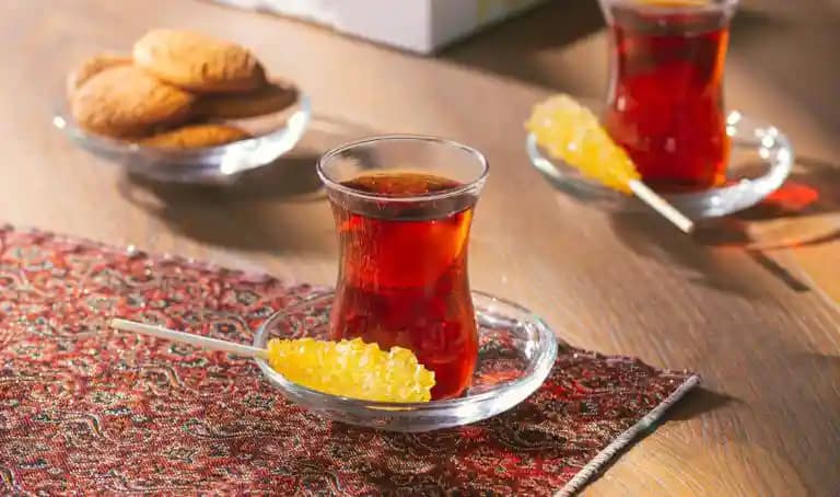 تصویر 2 از قیمت نبات زعفرانی با کیفیت ارزان + خرید عمده